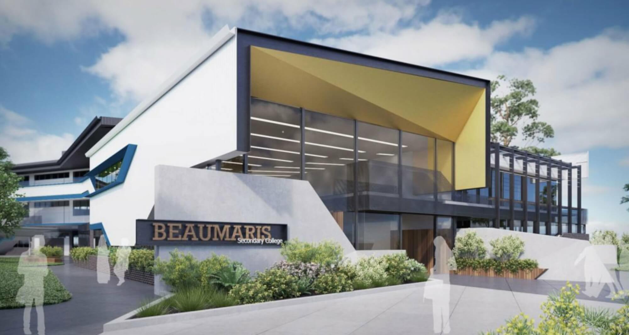 Beaumaris On The Uprise. Hodges